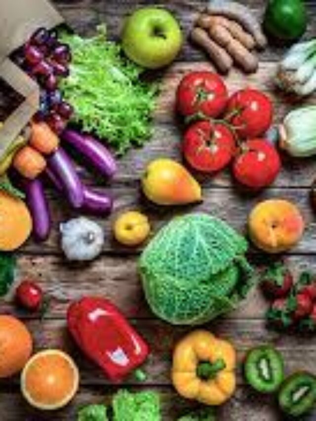 HEALTHY FRUITS AND VEGETABLES TO CONSUME EVERYDAY.