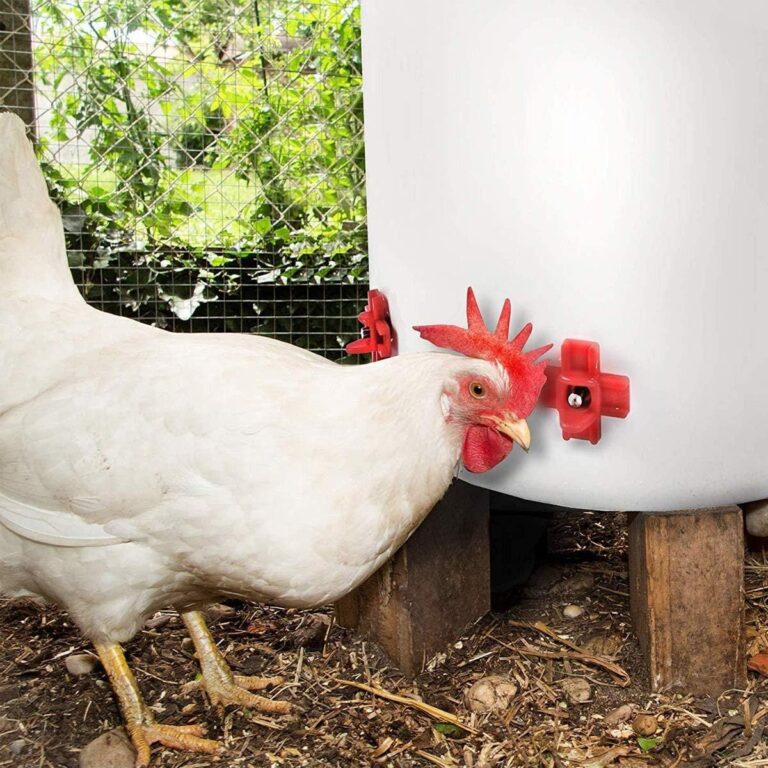 MEWTOGO 40Pack Horizontal Chicken Nipples Waterer Easy Installation